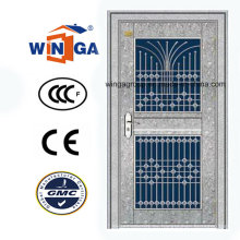 Impermeable exterior usando puerta de cristal de seguridad de acero inoxidable (W-GH-22)